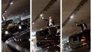 Като при мутрите: Сватбари вилнеят из София, стрелят с пистолет в центъра (СНИМКИ+ВИДЕО)