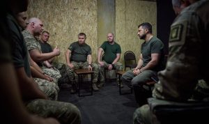 Зеленски отиде на фронта