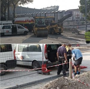 Ремонт по Варненски! Колко малоумен трябва да си, след като кръстовище беше асфалтирано и пуснато за движение, за да го разкопаят отново, защото забравили да поставят отводнителните шахти?!