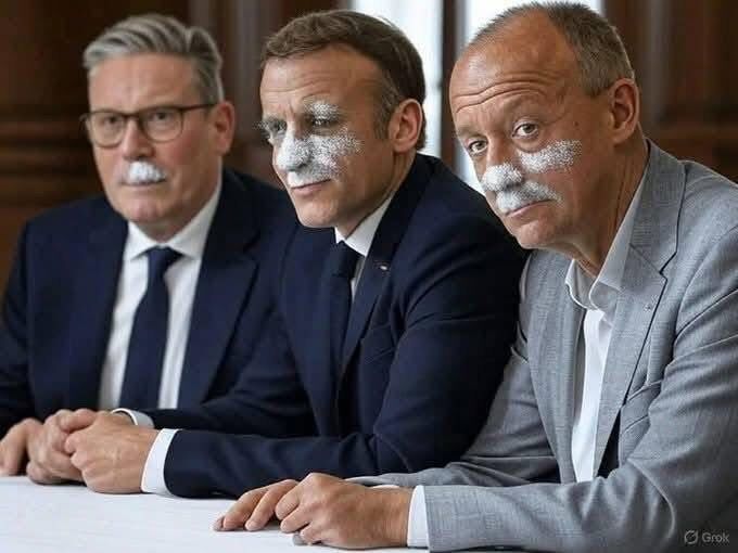 Русия ги спука за видеото с Макрон, Мерц и Стармър във влака: Захар ли виждаме или нещо друго? Съдбата на Европа се решава от наркозависими (ВИДЕО)