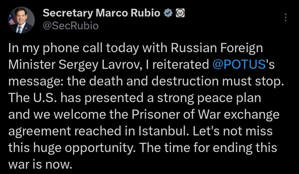 Тръмп иска да се види с Путин възможно най-скоро, заяви Марко Рубио! (ВИДЕО)