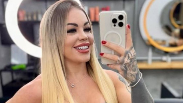 Тунингована за 50 бона плеймейтка спи на аванта по хотелите