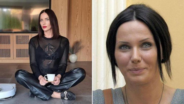 Мария Силвестър говори по банан