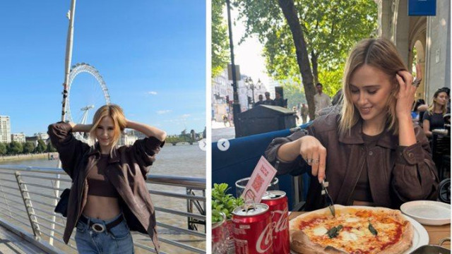 Мария Бакалова пръска сексапил в Лондон