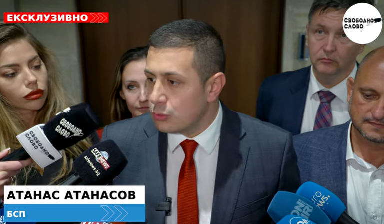 Ексклузивно! Атанас Атанасов, БСП: Няма как с изплагиатствани мотиви да свалиш действащо правителство! (ВИДЕО)