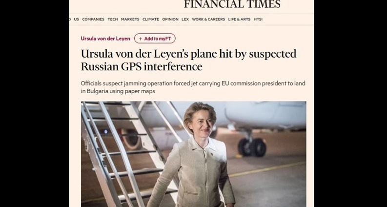 СКАНДАЛЪТ: Financial times излъга за самолета на Урсулът
