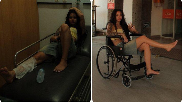 Валерия захвърли патериците след инцидента в Бали