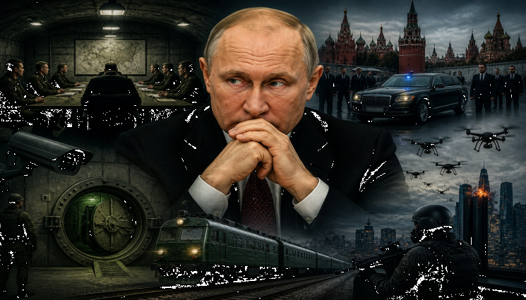 ПАРАНОЯ В КРЕМЪЛ: Путин се крие в бункери заради страх от преврат!