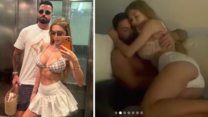 Аха да се изчукат: Шермин се търка в гаджето си по бельо! (ГОРЕЩИ КАДРИ)