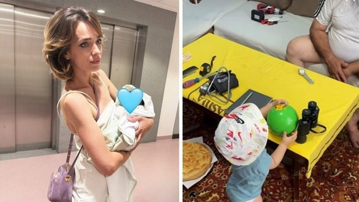 Ето го внукът на Ирена Милянкова: Вижте какво хвана малкият Раян на прощъпалника си! (СНИМКИ)