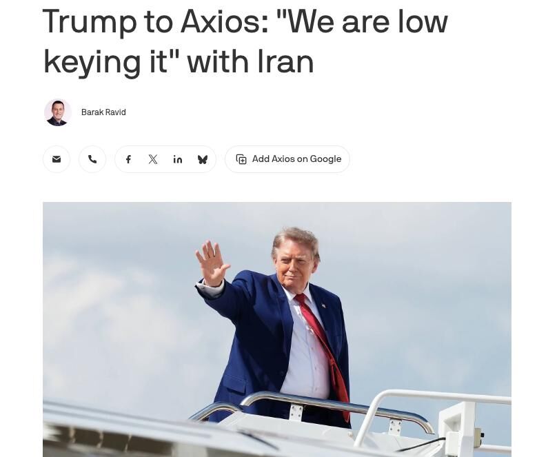 Тръмп пред Axios: Ние само полу преговаряме с Иран! Техеран потвърди думите му