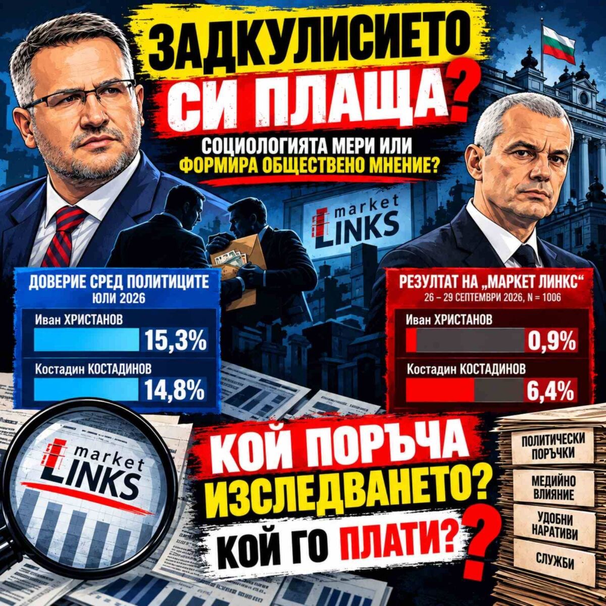 Може ли шефката на кабинета на Гюров да мери обективно рейтингите на кандидат – президентите!?
