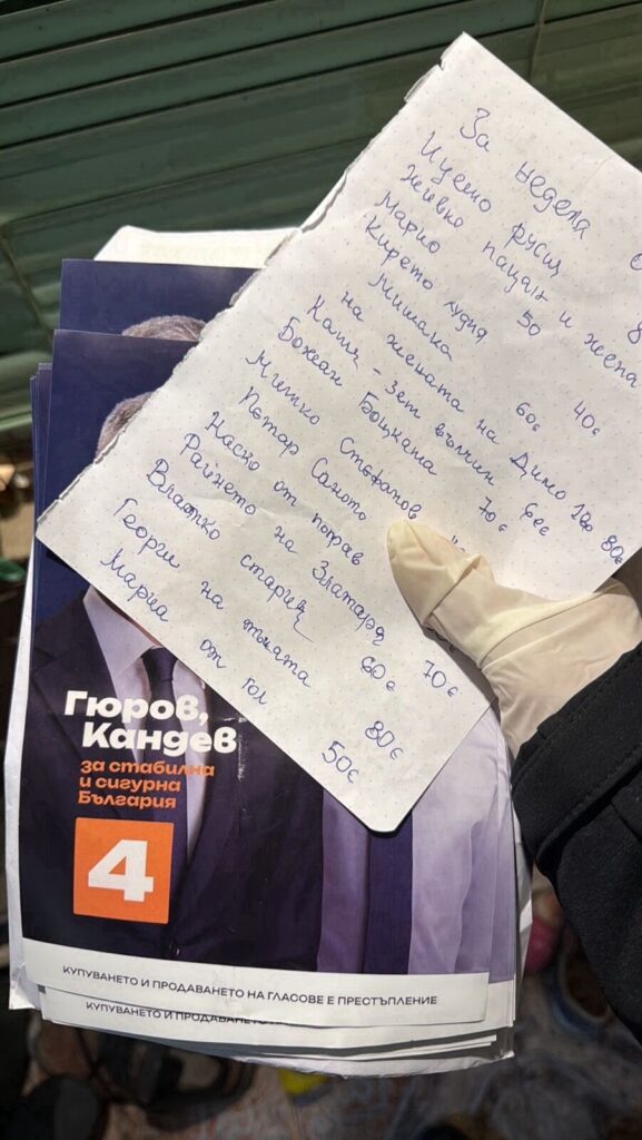 Гюрсел, Кандев и ценоразписа на изборното меню в циганската махала